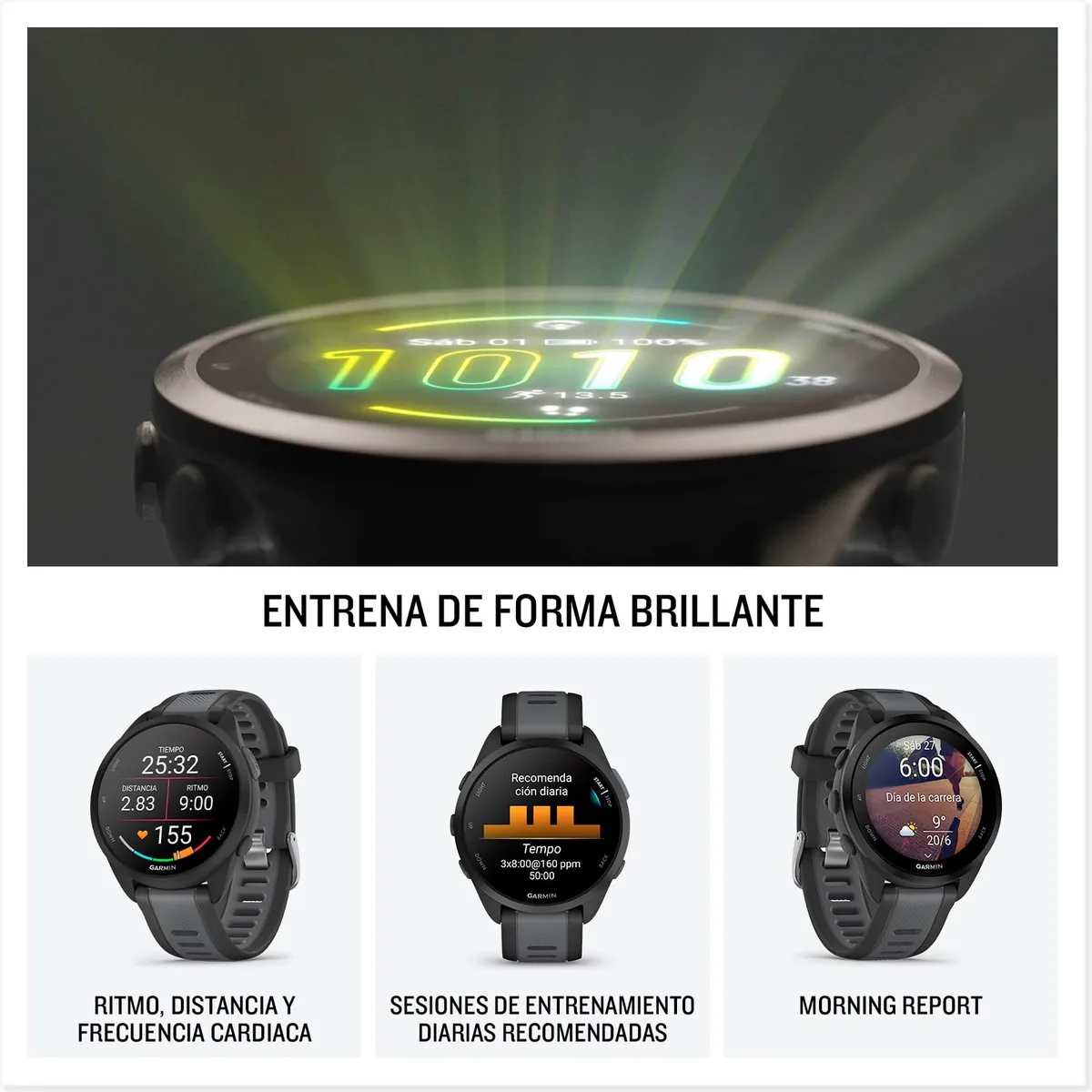 Vista 2 de Garmin Forerunner 165
