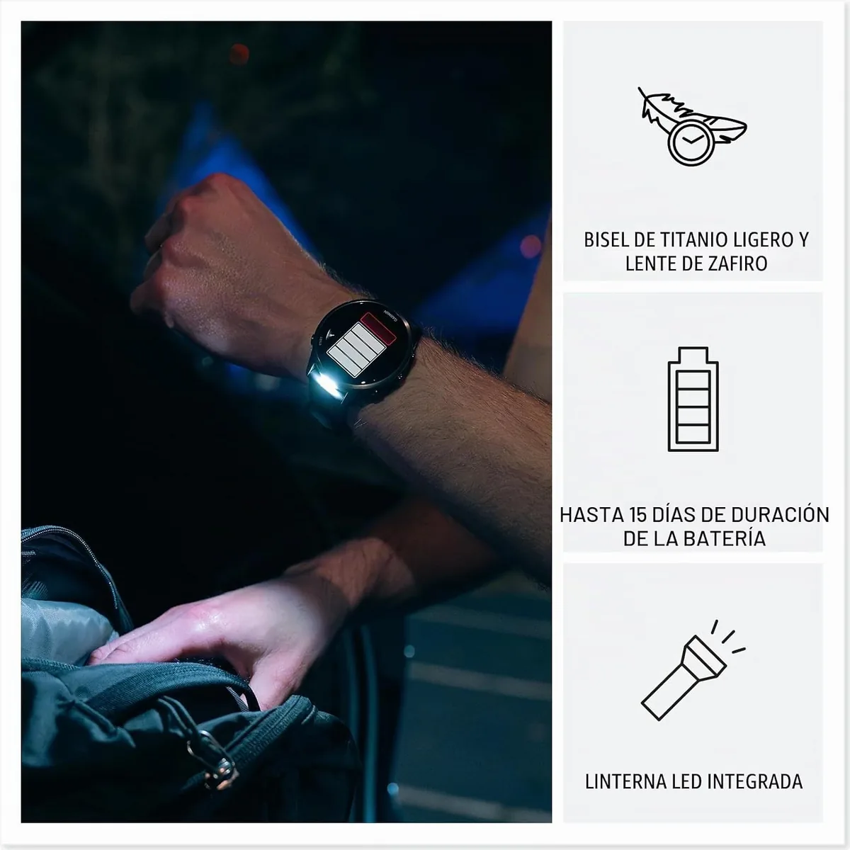 Vista 4 de Garmin Forerunner 970 (47 mm)